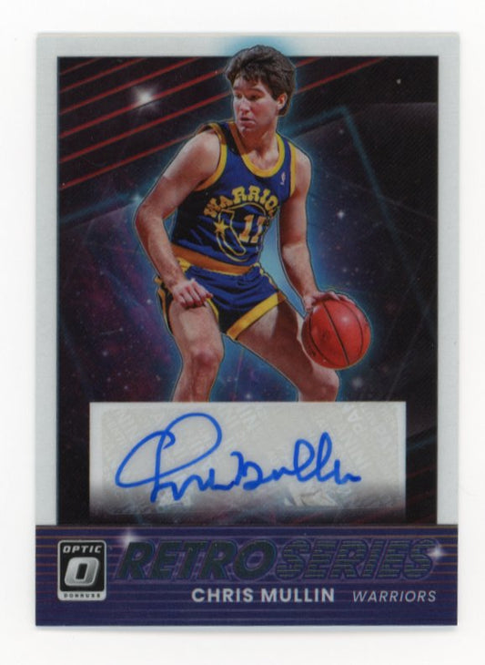 2021/22 Panini Donruss Optic Chris Mullin Retro Series #RS-CML - Autograph #/99 Warriors