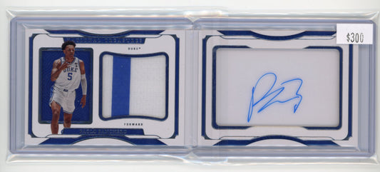 2022 Panini National Treasures Collegiate Paolo Banchero #RAB-PAO - Autograph Relic Booklet #/25