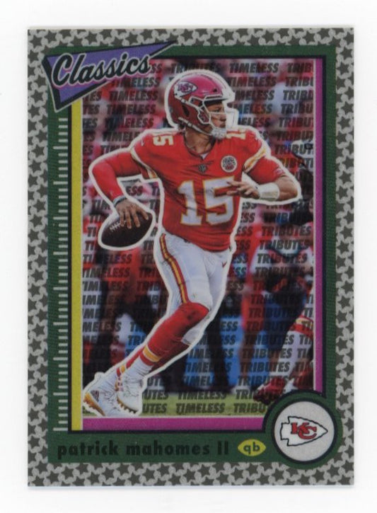 2022 Panini Classics Patrick Mahomes II #46 - Timeless Stars #/6 Chiefs